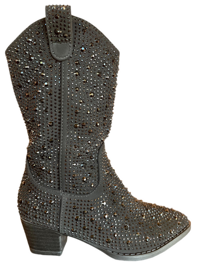 Link Black Sparkle Western Boots