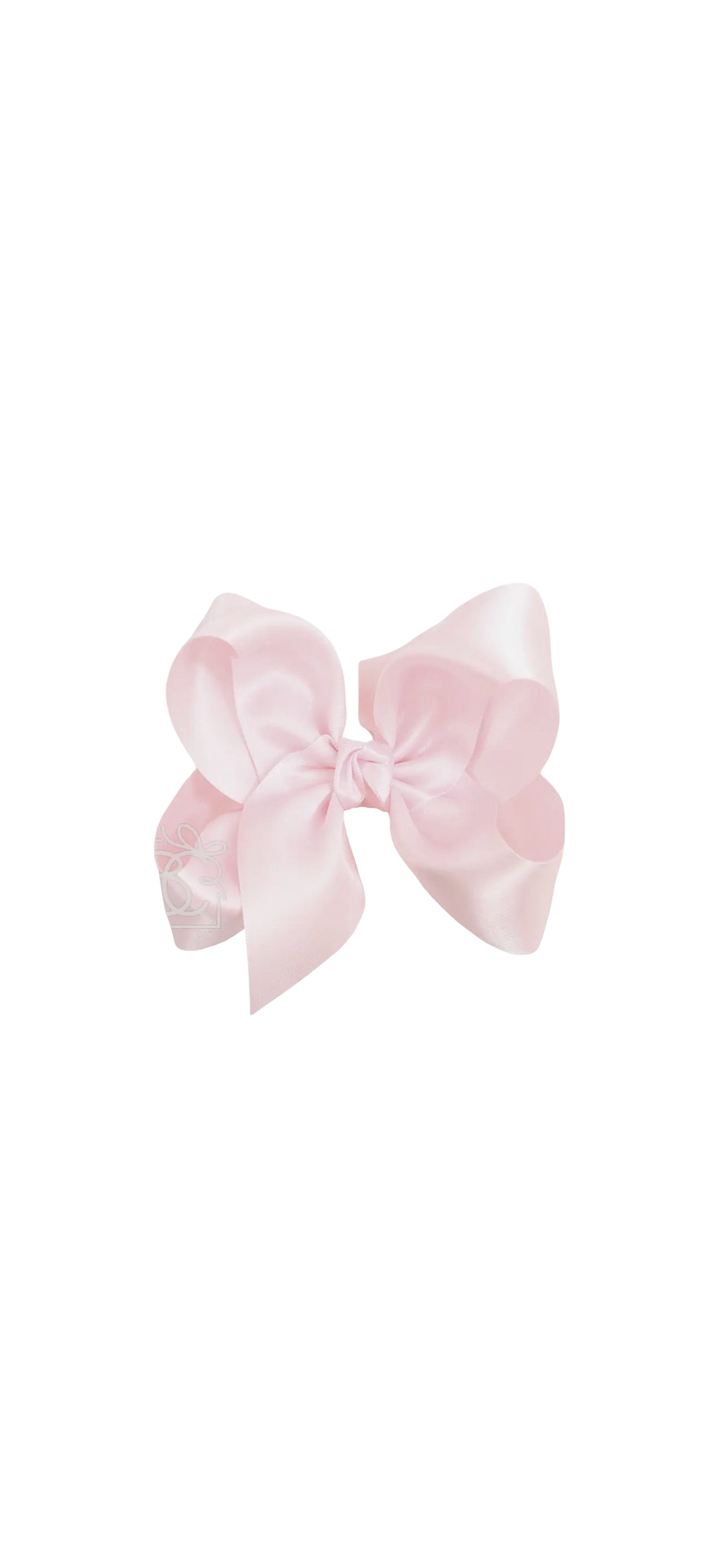 Baby Faulk Registry Beyond Creations 4.5" Pink Satin Alligator Clip Bow