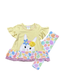 Bonnie Jean Yellow Bunny And Eggs Set