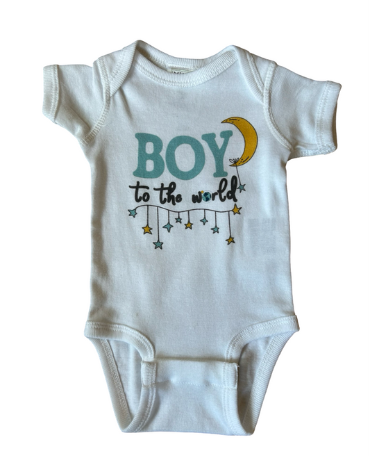 "Boy To the World" Onesie