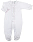 Baby Threads White Rose Petal Footie