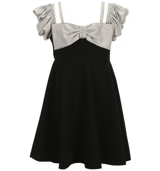 Bonnie Jean Tween Bow Front Knit Dress