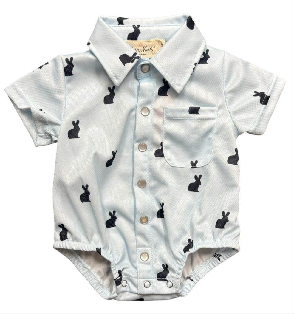 Baby Blue Easter Onesie