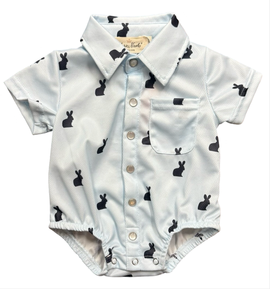 Baby Blue Easter Onesie