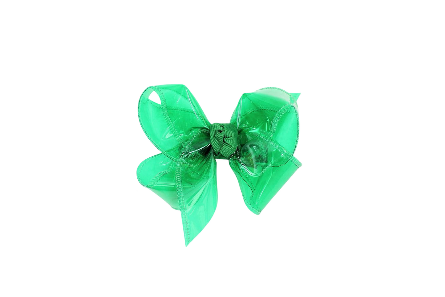 Beyond Creations Emerald Green Alligator Clip Water Bow