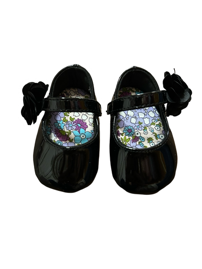 Baby Deer Soft Sole Shoes with Flower