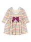 Ruffle Butts Countryside Rainbow Stripe LS Twirl Dress