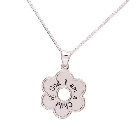 Cherished Moments I am A Child of God with Daisy Necklace