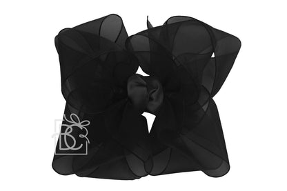 Beyond Creations Organza Alligator Clip  Bow