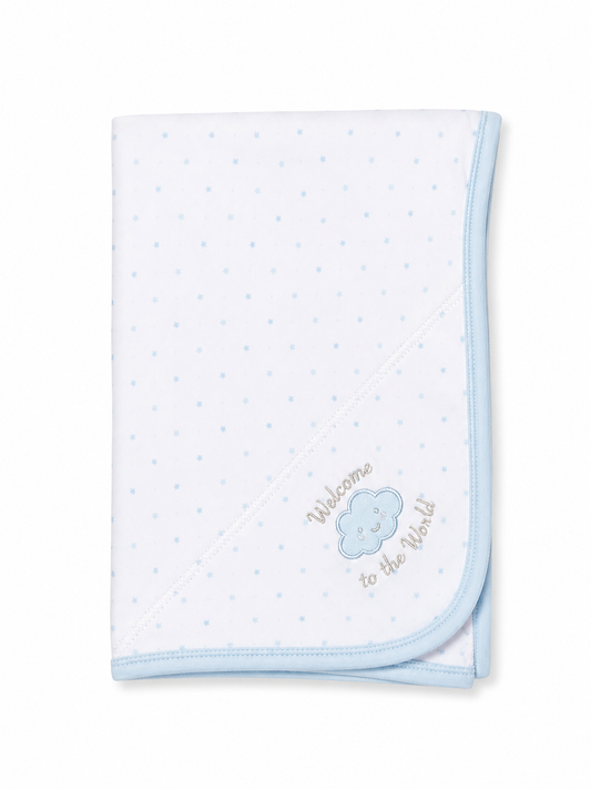 Copelan Walker Pitts Registry Little Me Tag-Along Welcome to the World Blanket