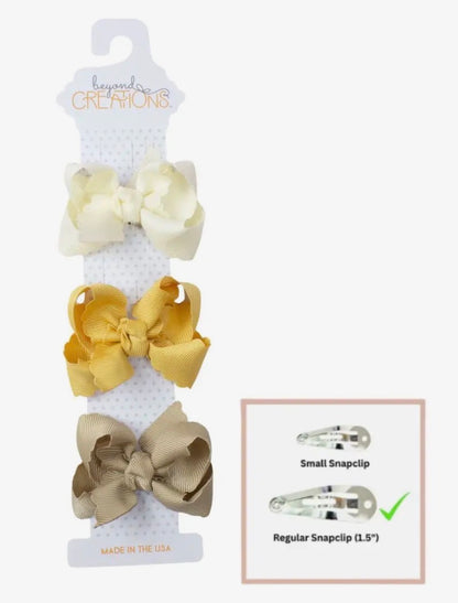 BC 3PK Scalloped Bows