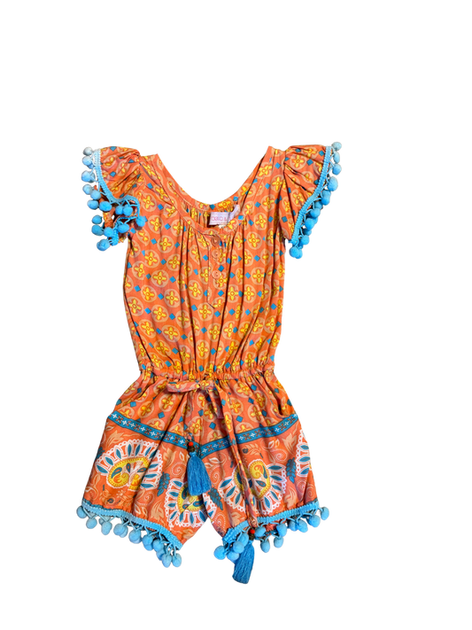 Oakley Jane Registry Bela & Nuni 'Amisha' Floral Romper