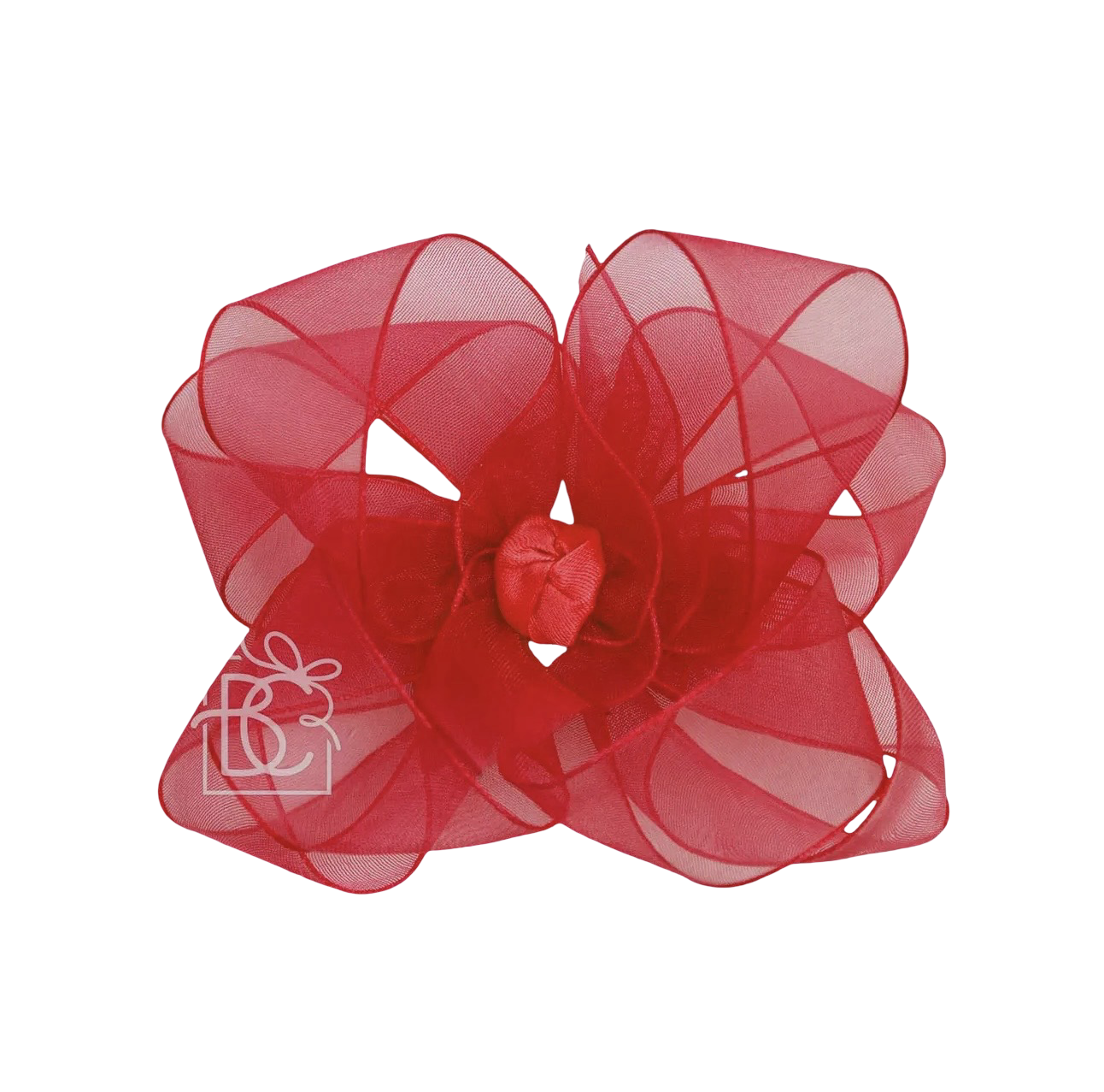 Beyond Creations Organza Alligator Clip  Bow