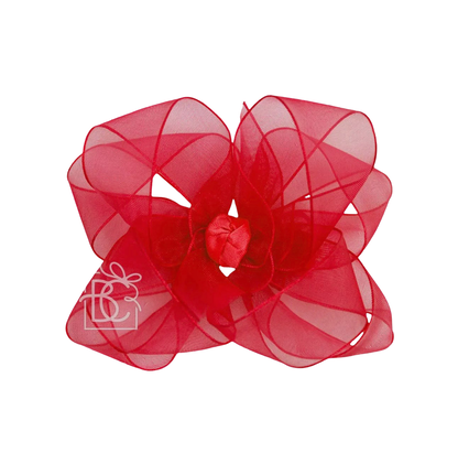 Beyond Creations Organza Alligator Clip  Bow