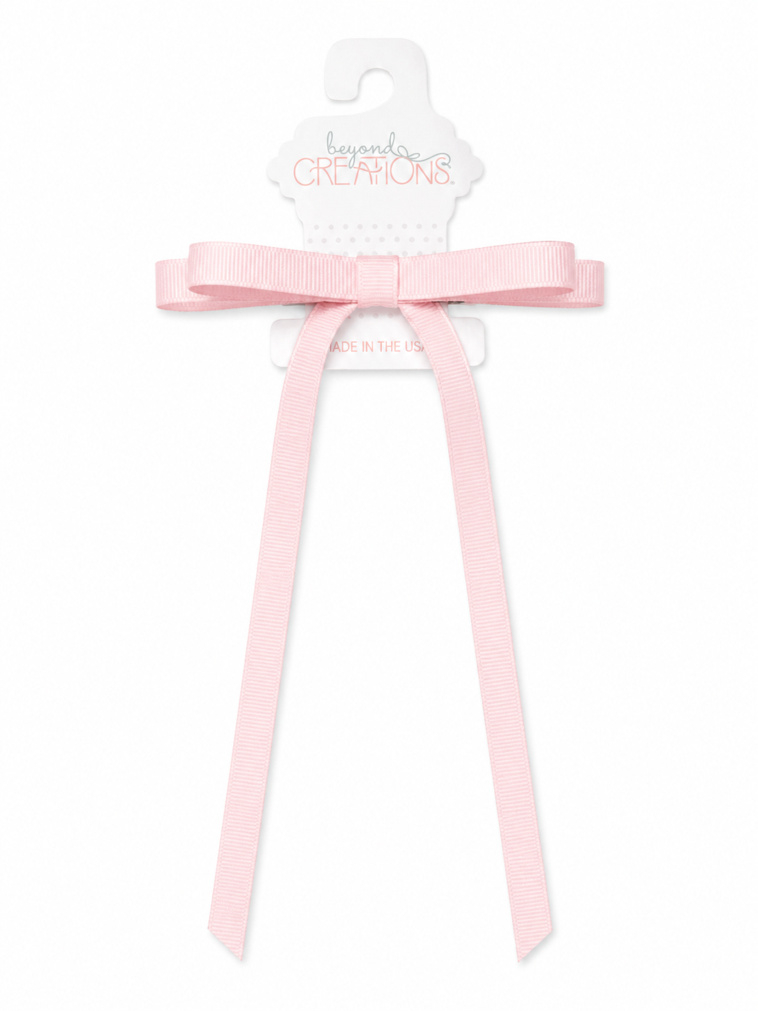 Beyond Creations Layered Tail Bow On Alligator Clip