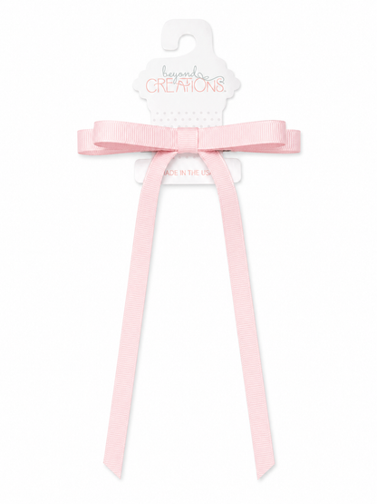 Beyond Creations Layered Tail Bow On Alligator Clip