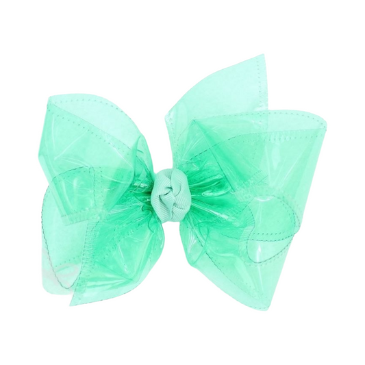 Beyond Creations Lucite Alligator Clip Water Bow
