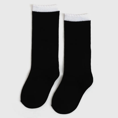 Little Stocking Co. Scalloped Knee High Socks