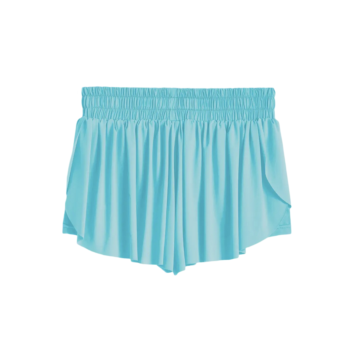 TJ Girls Butterfly Shorts in Aqua