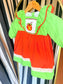 Halloween Pumpkin Smocked Dress