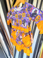 Halloween Pumpkin & Cat Ruffle Dress With Pockets
