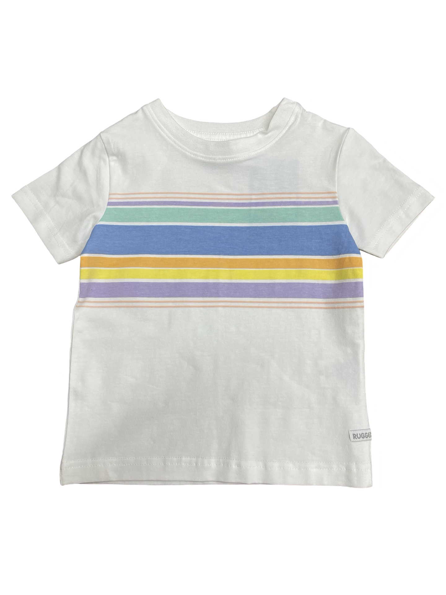 Rugged Butts Rainbow Lane Striped Bodysuit/Tshirt
