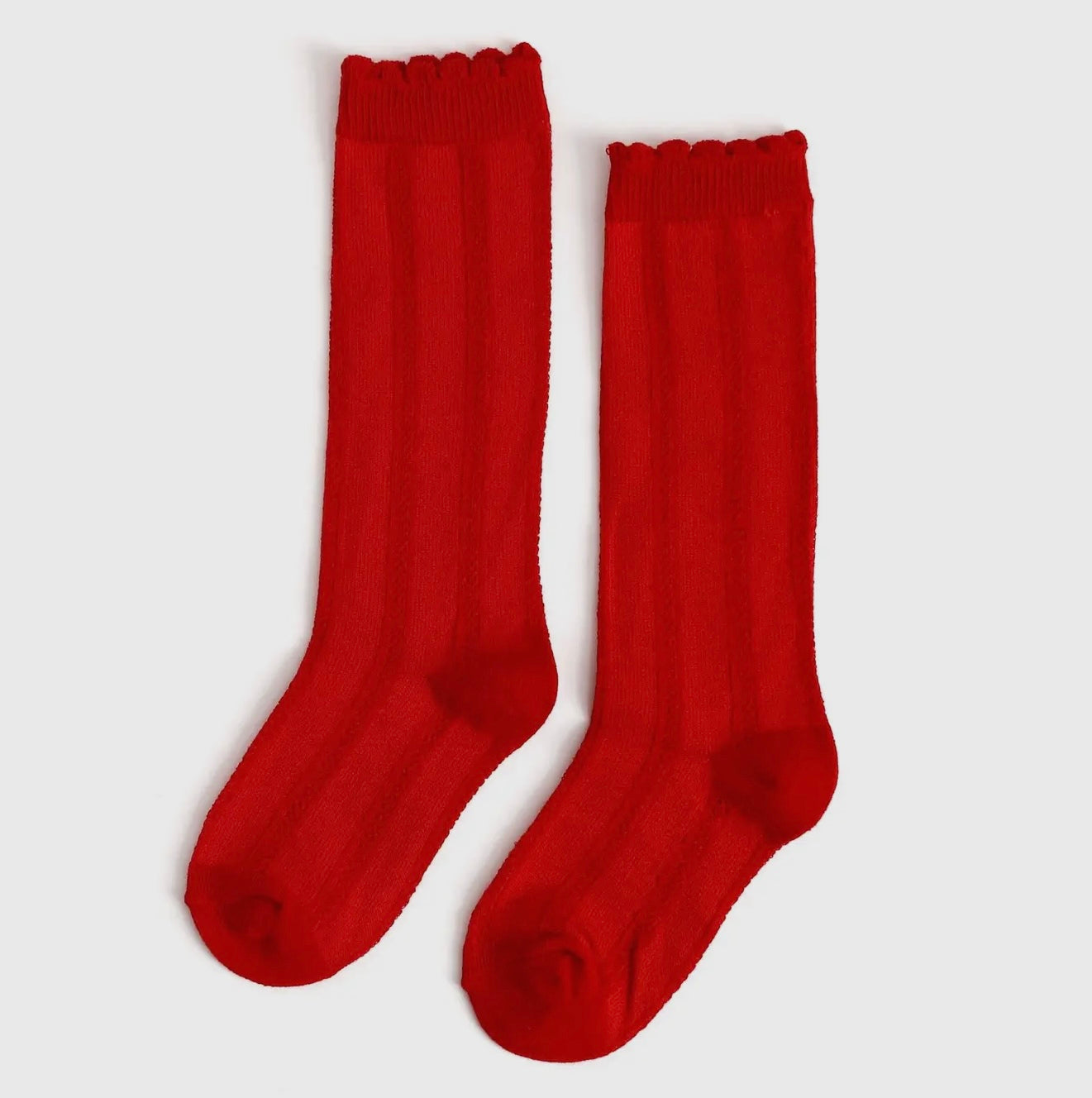Little Stocking Co. Scalloped Knee High Socks