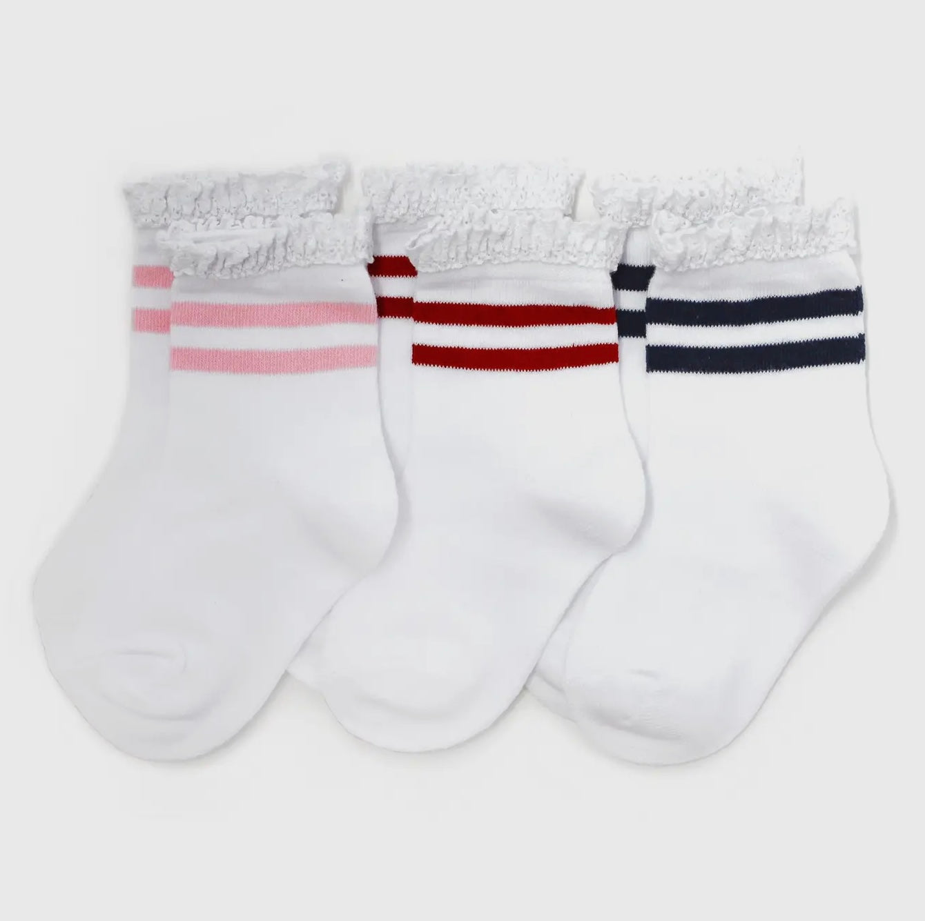 Little Stocking Co. Classic Stripe Midi Socks 3-Pack