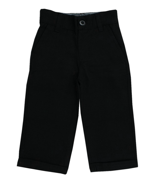 Rugged Butts Black Stretch Chino Pants