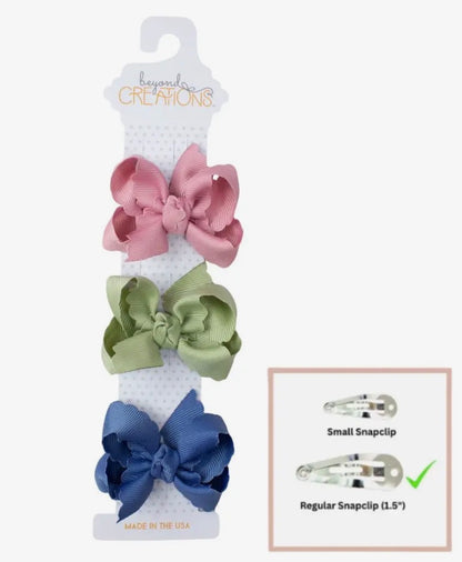 BC 3PK Scalloped Bows