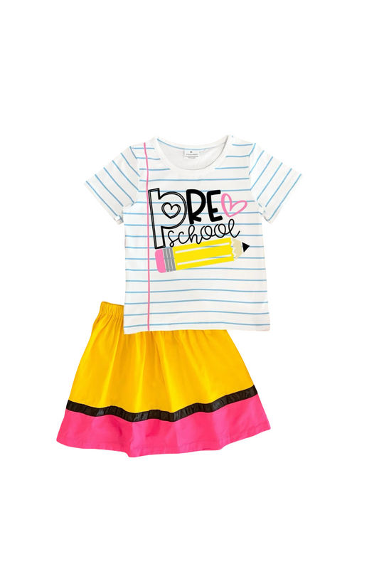 Back To School Pre School Pencil Set