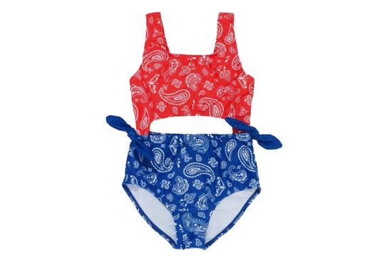 Blueberry Bay Freedom Cove One Piece Swimsuit