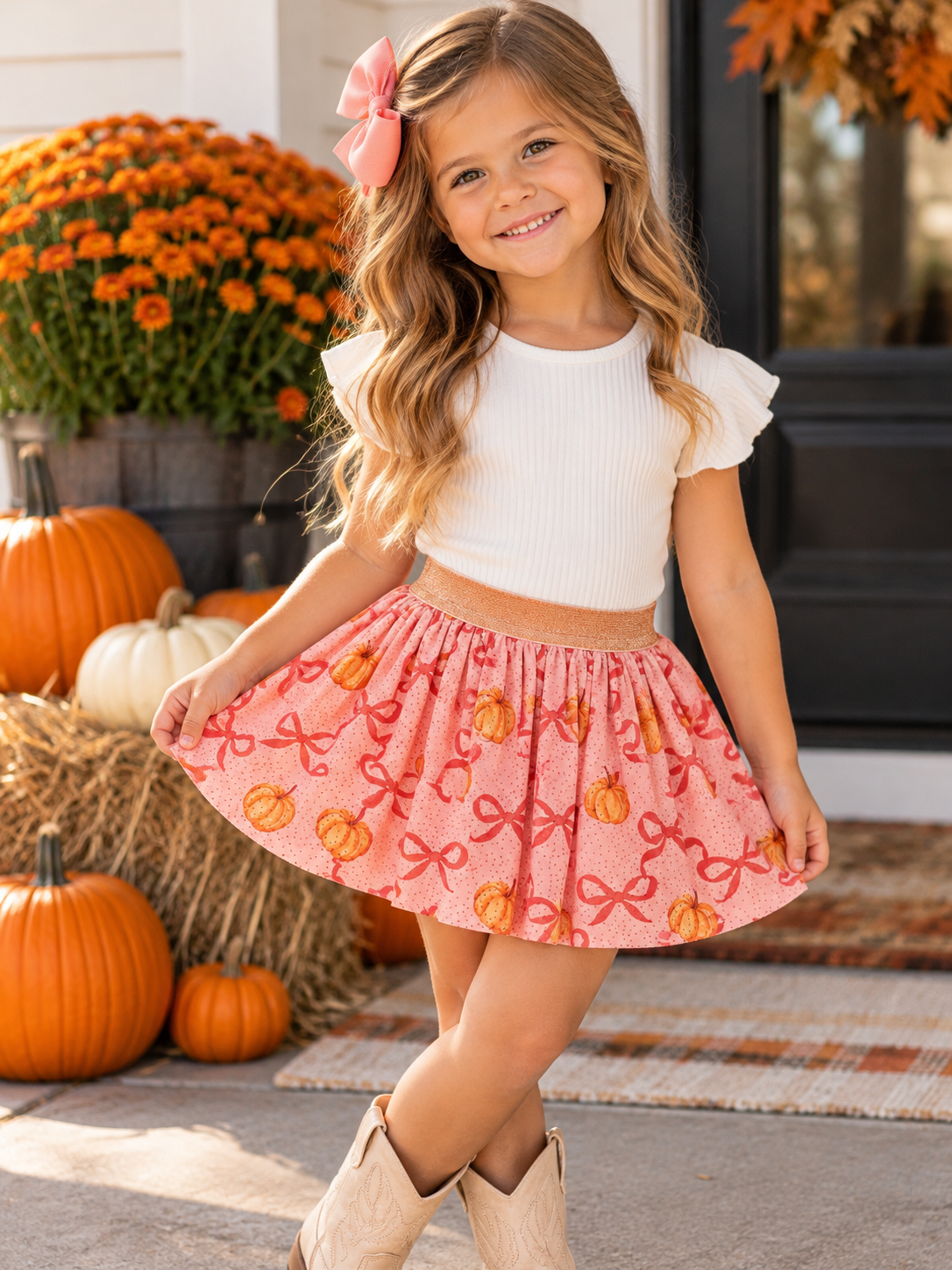 Sweet Wink Pumpkin Coquette Tutu