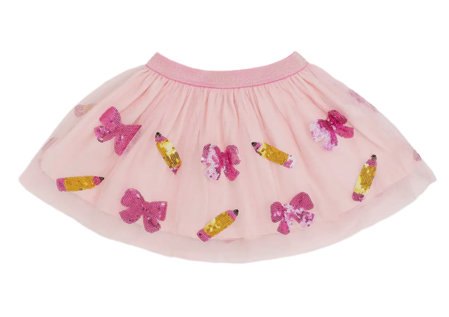 Back to School Sequin Pencil Bow Tutu