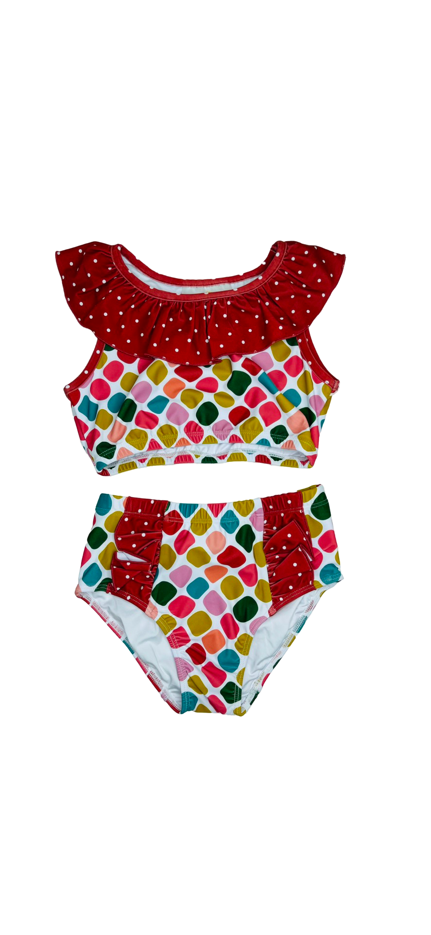 Oopsie Daisy Rustic Polka Dot Swimsuit