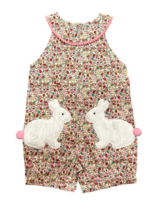 Easter Floral Bunny Romper