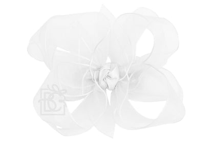 Beyond Creations Organza Alligator Clip  Bow