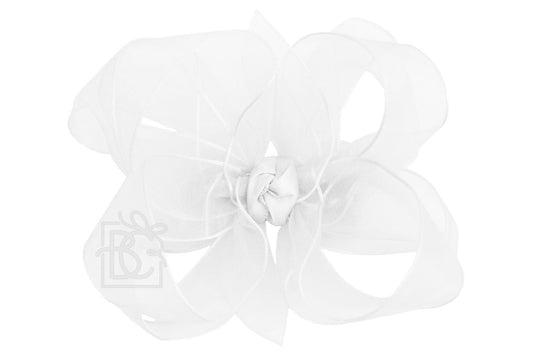 Beyond Creations Organza Alligator Clip  Bow
