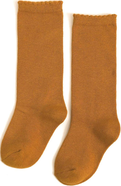 Little Stocking Co. Scalloped Knee High Socks