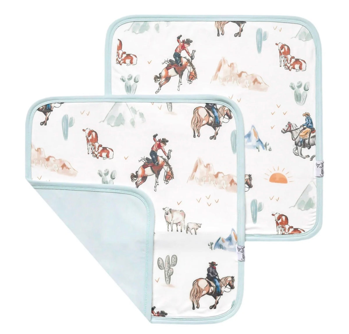 Tucker Lewis Gibbo Registry Copper Pearl Boone Lovey Blanket Set