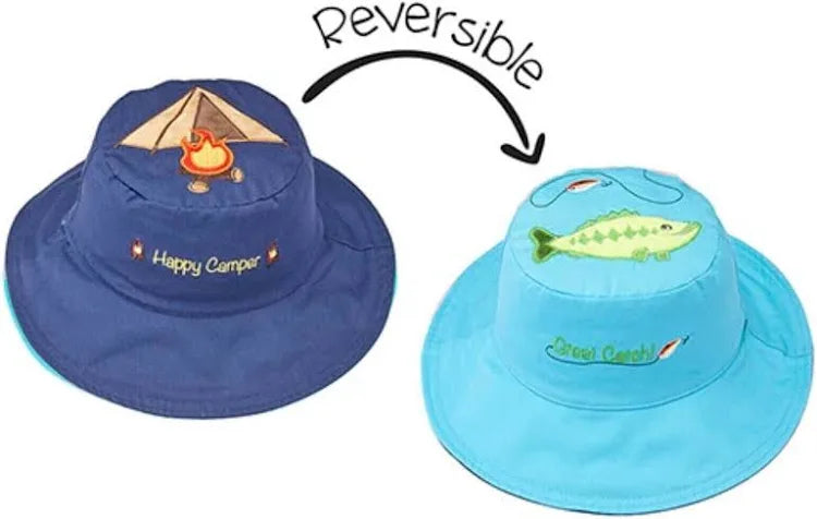 Flap Jack Kids Tent/Bass Sun Hat 6M-2Y