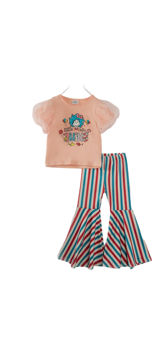 Dr. Seuss Little Miss Thing Bell Bottom Set