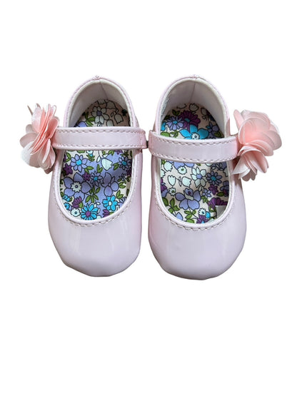 Baby Deer Soft Sole Shoes with Flower