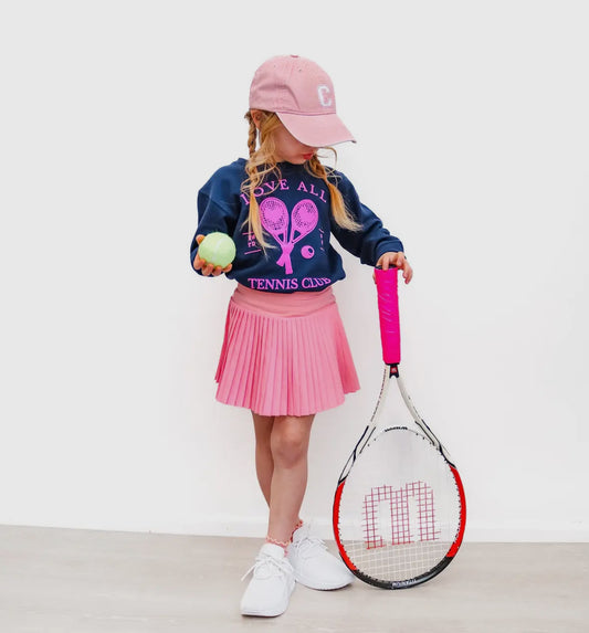 TWE Tennis Preppy Skort in Pink