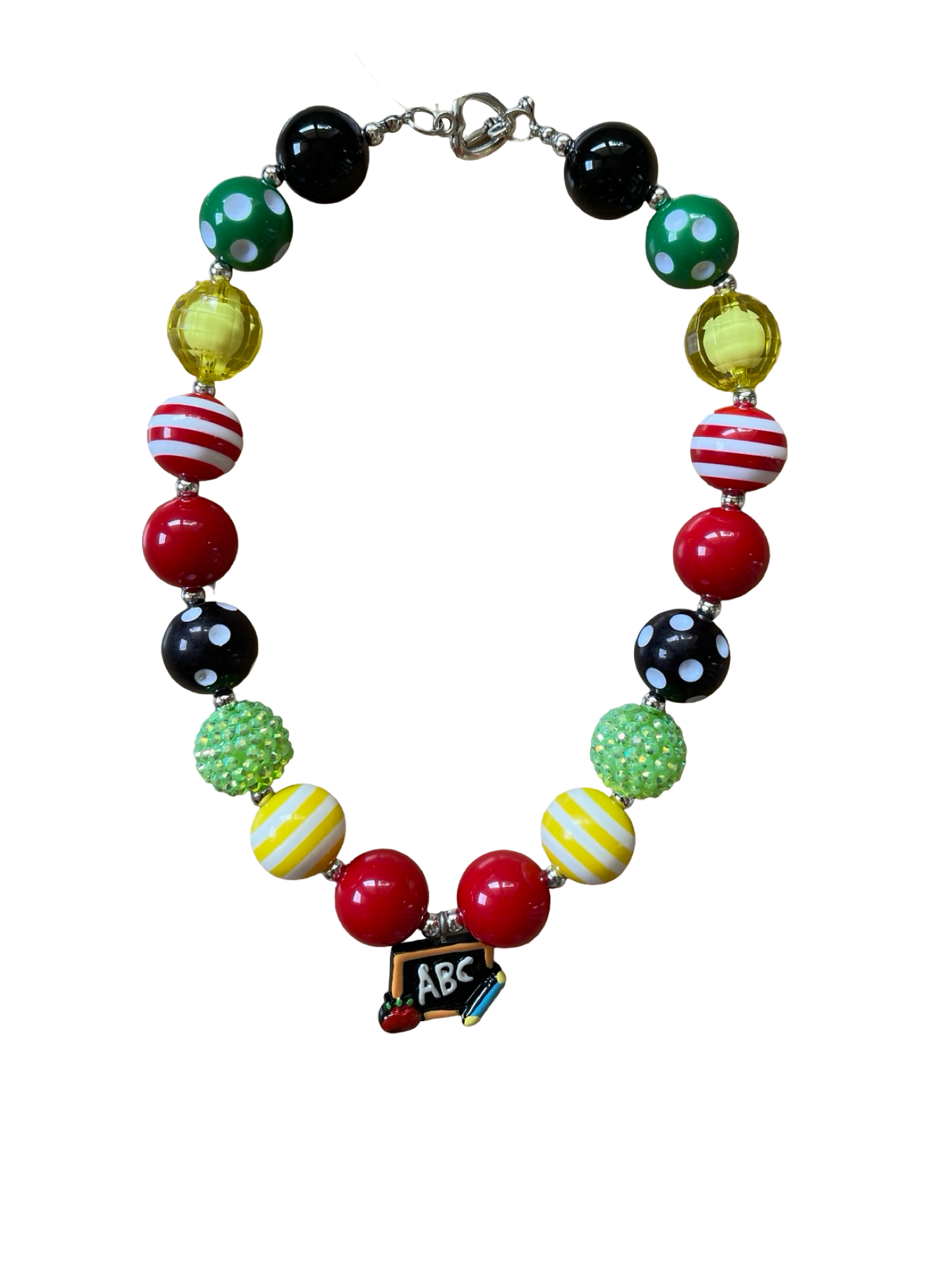 Back To School ABC Beaded Necklace