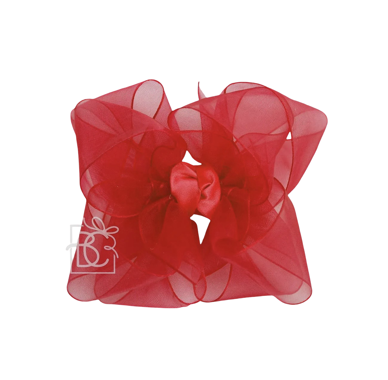 Beyond Creations Organza Alligator Clip  Bow