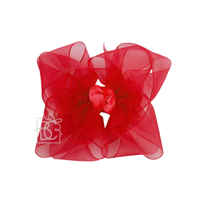 Beyond Creations Organza Alligator Clip  Bow