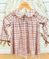 Brown Plaid Collared Dress