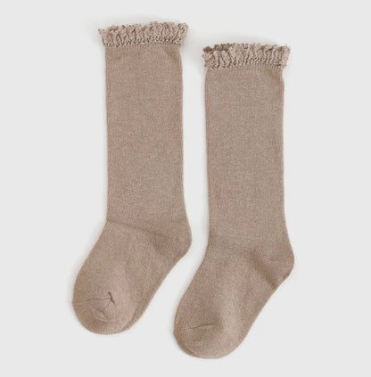 Little Stocking Co. Lace Knee High Socks