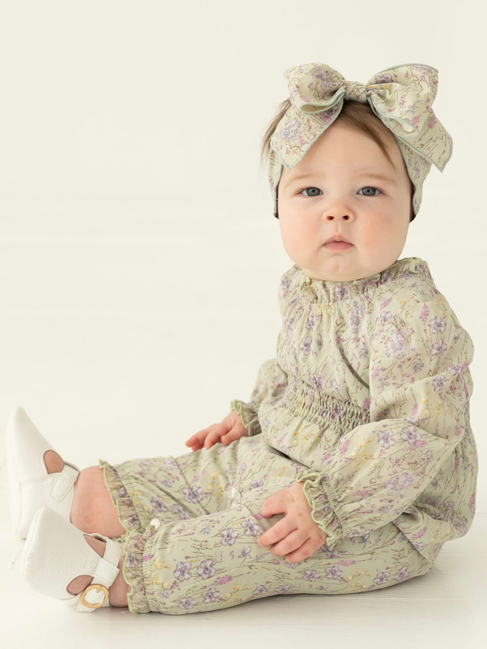 Mable And Honey Lavender Meadows Romper